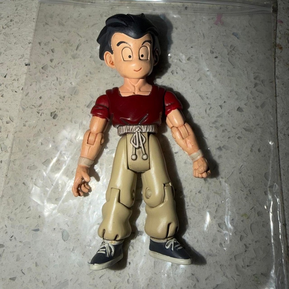 Dragon Ball Z Krillin 4" Posable Action Figure 2002 Saiyanman Saga Series 9 D8